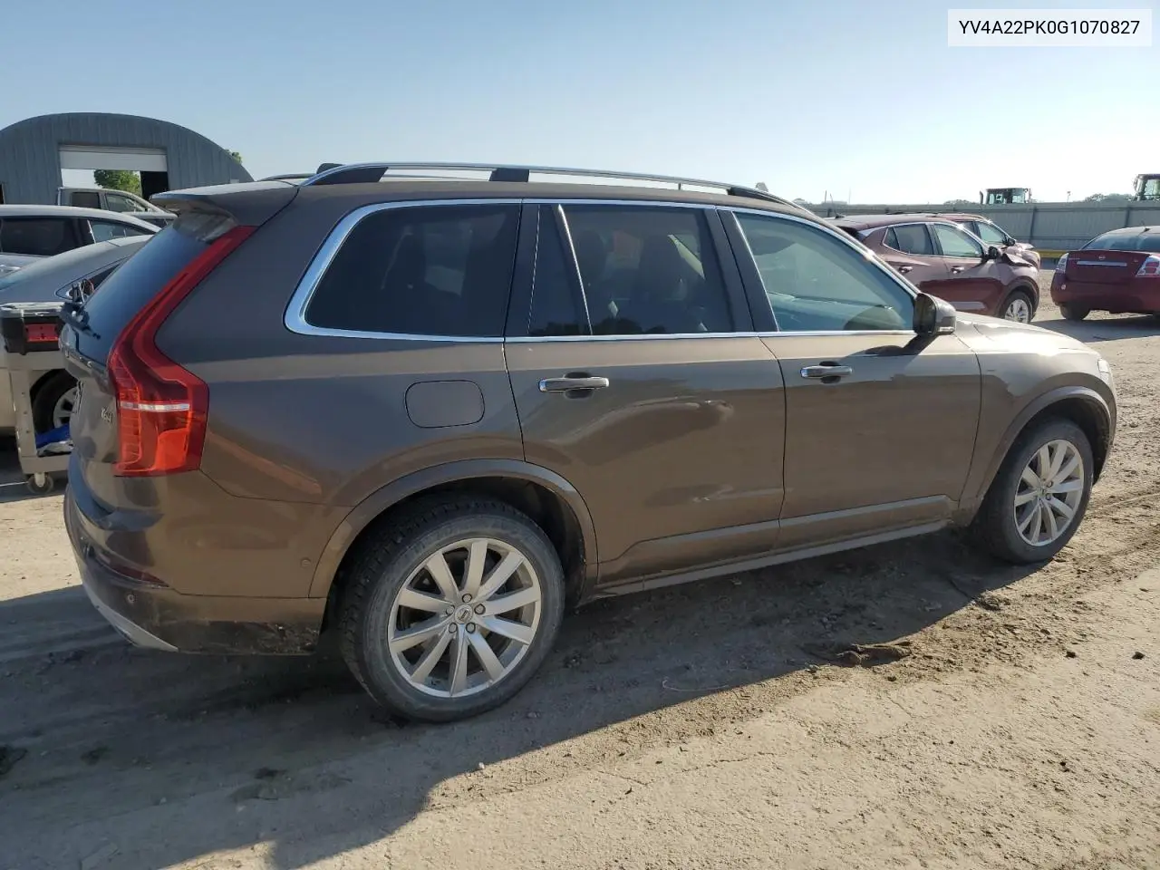 2016 Volvo Xc90 T6 VIN: YV4A22PK0G1070827 Lot: 56621275