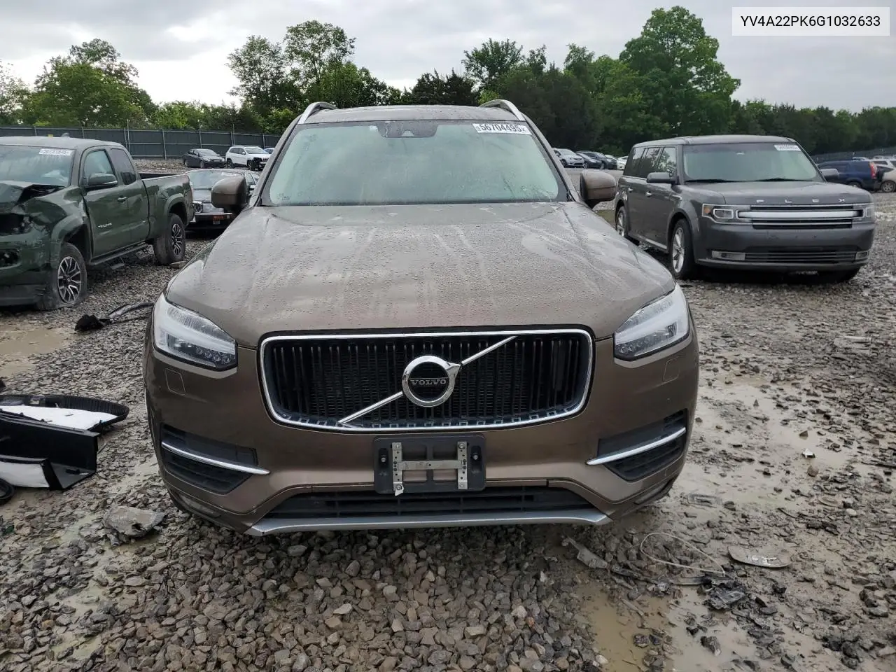 2016 Volvo Xc90 T6 VIN: YV4A22PK6G1032633 Lot: 56704495