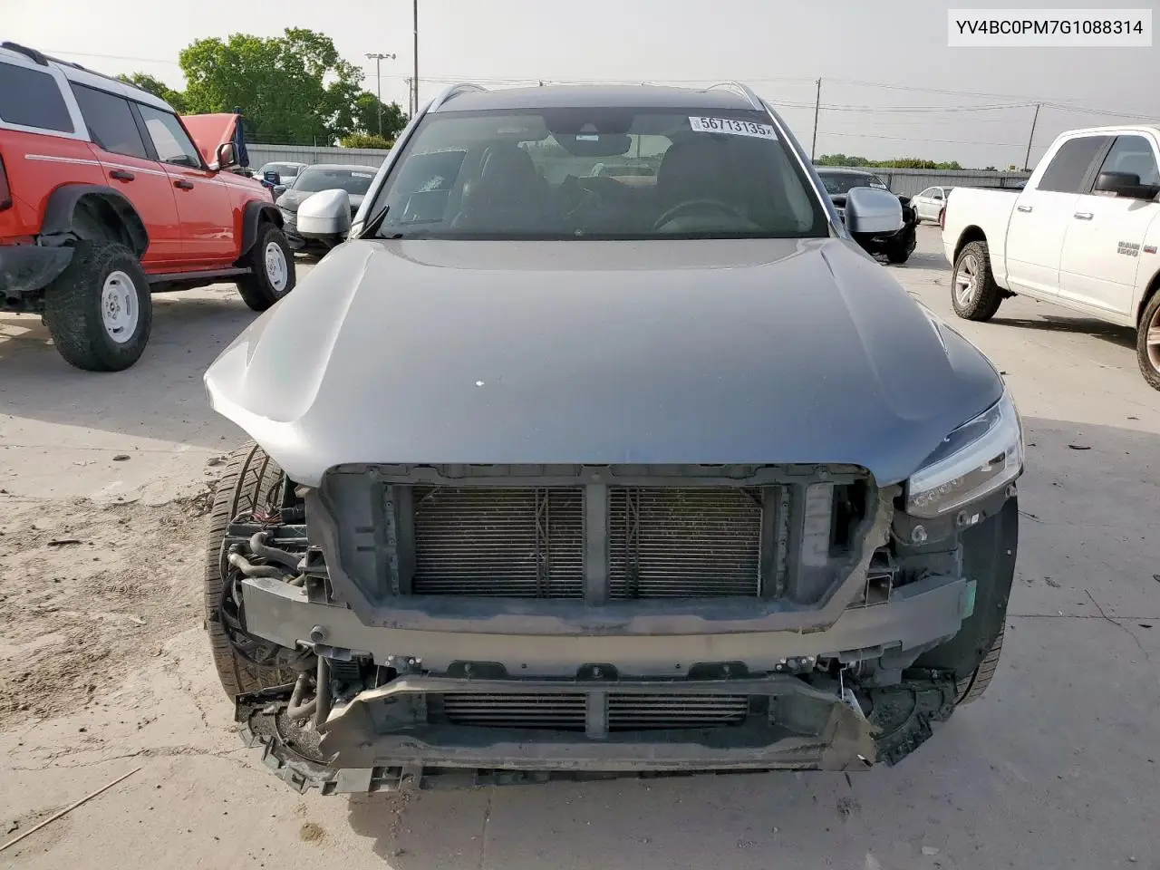 2016 Volvo Xc90 T8 VIN: YV4BC0PM7G1088314 Lot: 56713135