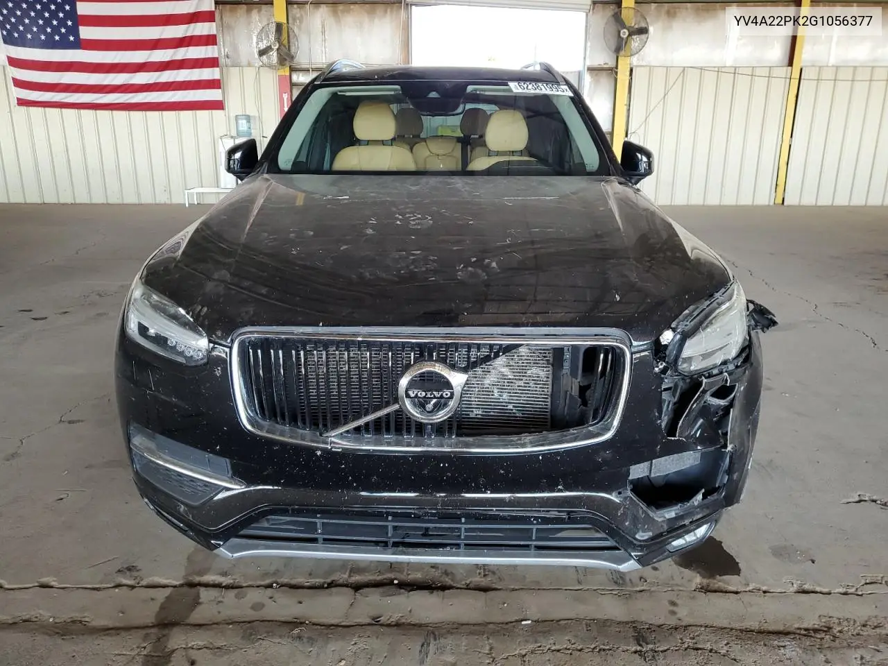 2016 Volvo Xc90 T6 VIN: YV4A22PK2G1056377 Lot: 62381995