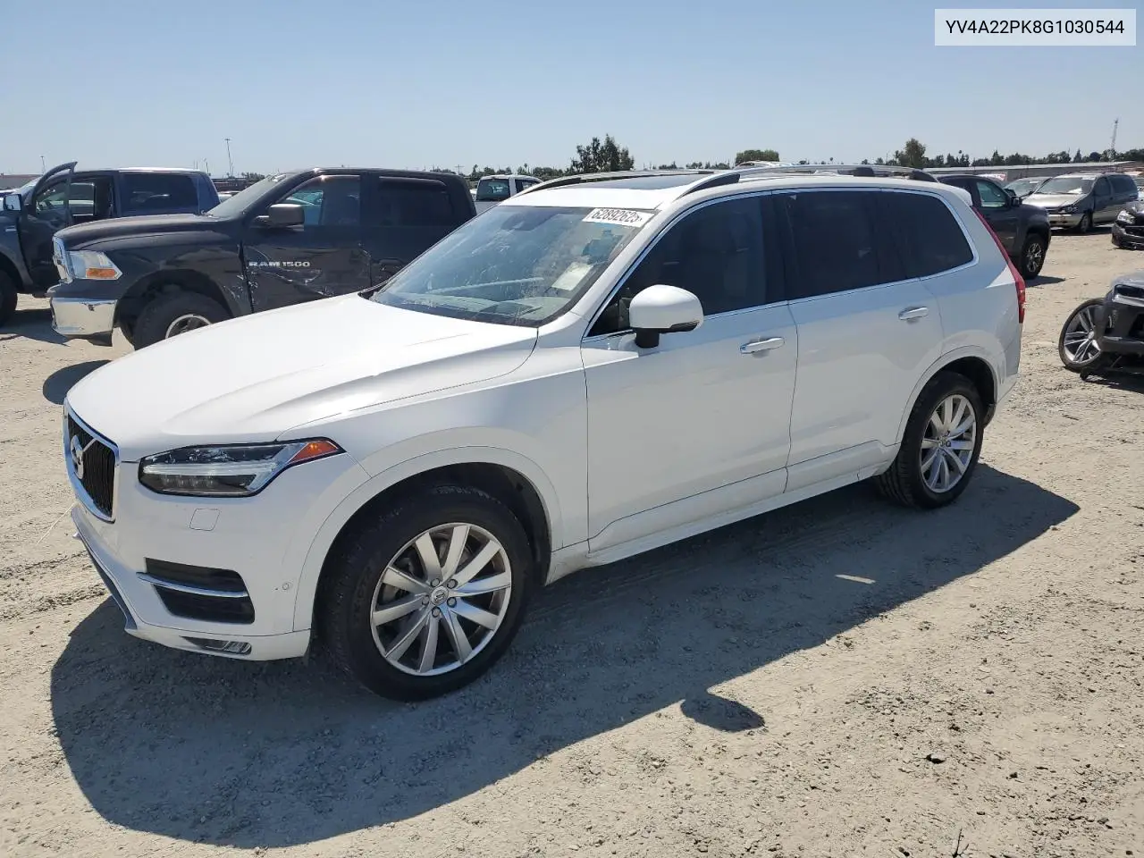 2016 Volvo Xc90 T6 VIN: YV4A22PK8G1030544 Lot: 62892625