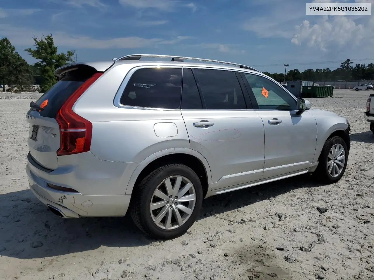 2016 Volvo Xc90 T6 VIN: YV4A22PK5G1035202 Lot: 63037135