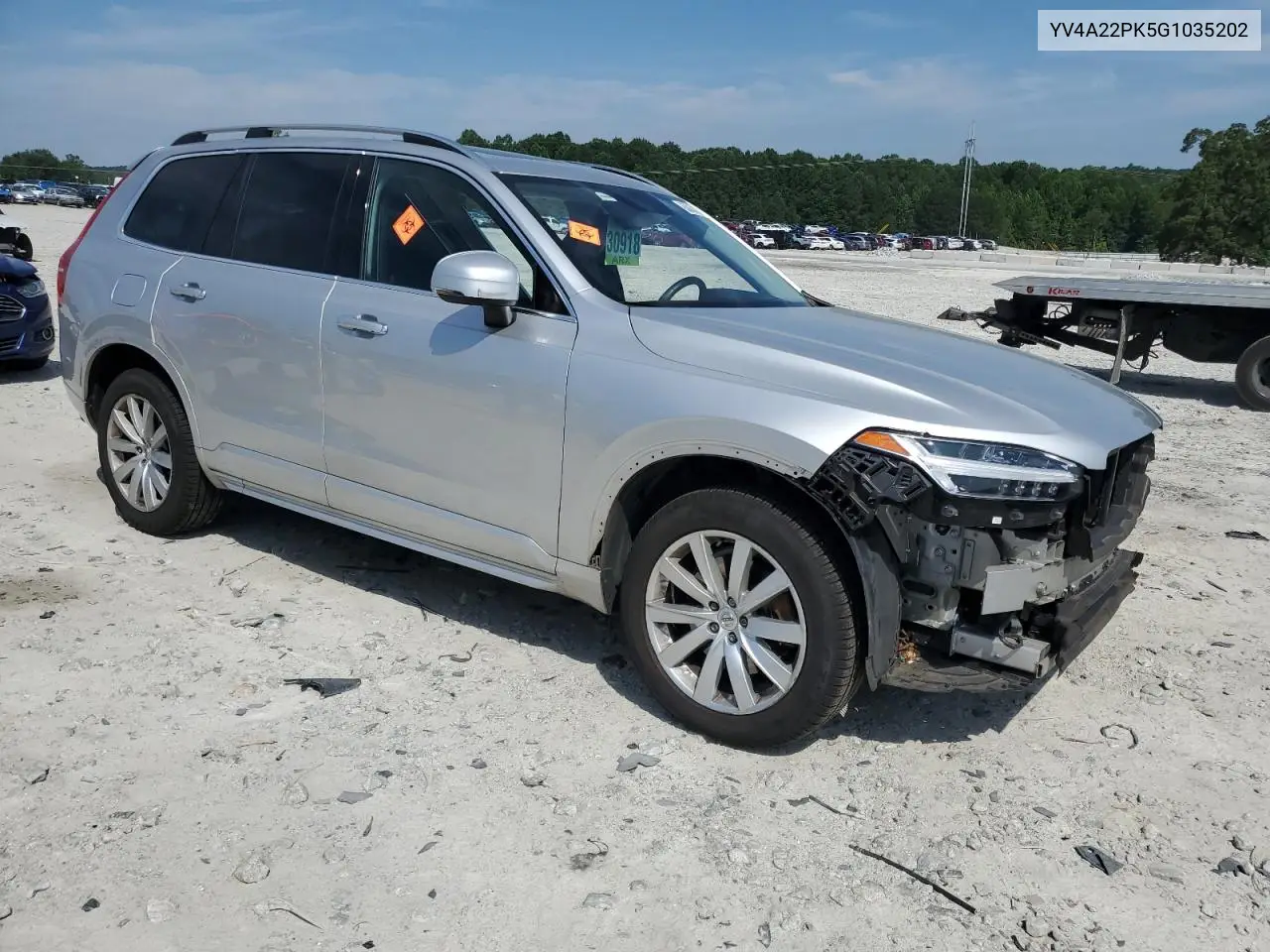 2016 Volvo Xc90 T6 VIN: YV4A22PK5G1035202 Lot: 63037135
