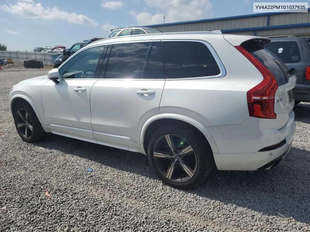 2016 Volvo Xc90 T6 VIN: YV4A22PM1G1037935 Lot: 63140535