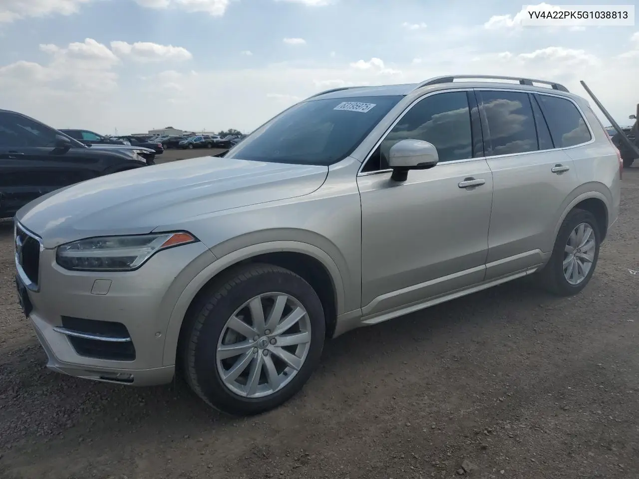 2016 Volvo Xc90 T6 VIN: YV4A22PK5G1038813 Lot: 63195975