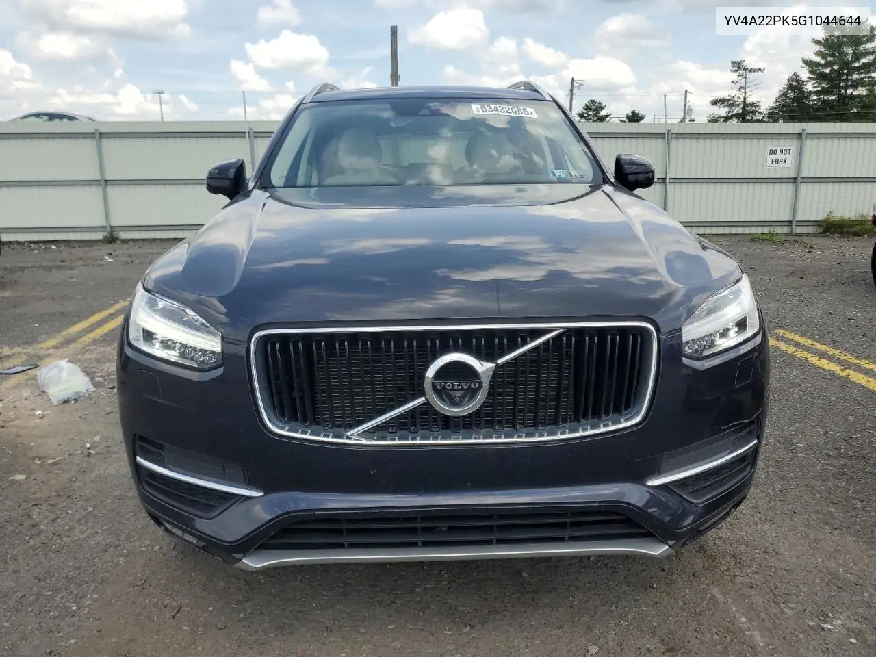 2016 Volvo Xc90 T6 VIN: YV4A22PK5G1044644 Lot: 63432685