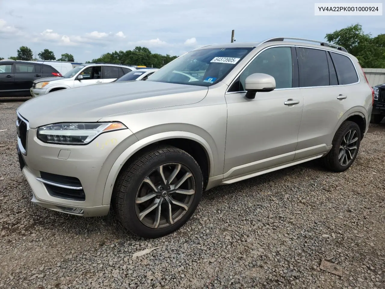 2016 Volvo Xc90 T6 VIN: YV4A22PK0G1000924 Lot: 64373905