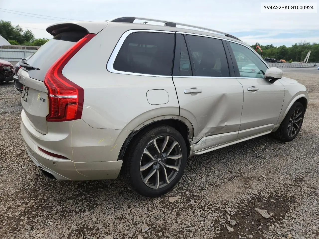 2016 Volvo Xc90 T6 VIN: YV4A22PK0G1000924 Lot: 64373905