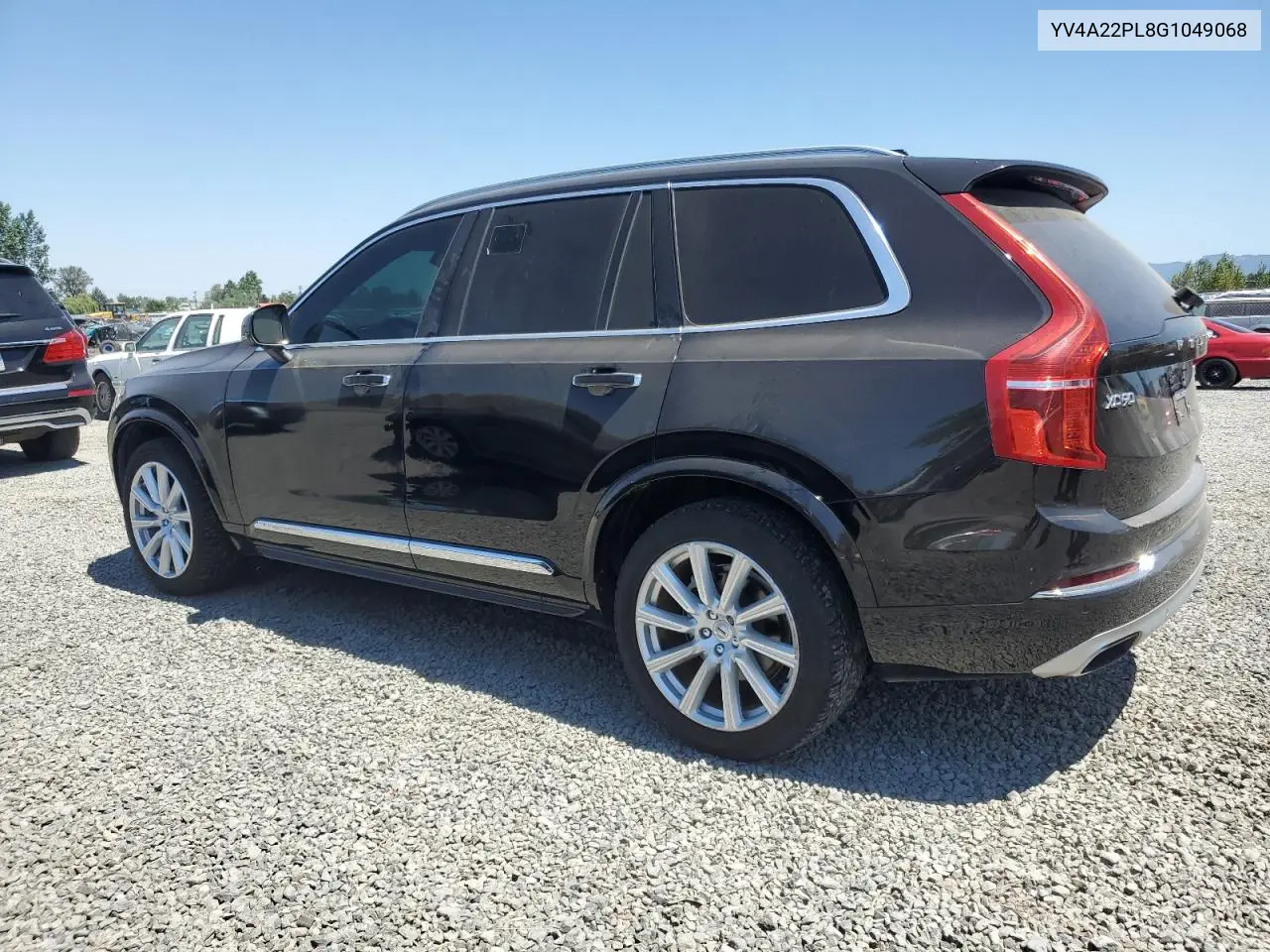 2016 Volvo Xc90 T6 VIN: YV4A22PL8G1049068 Lot: 64494825