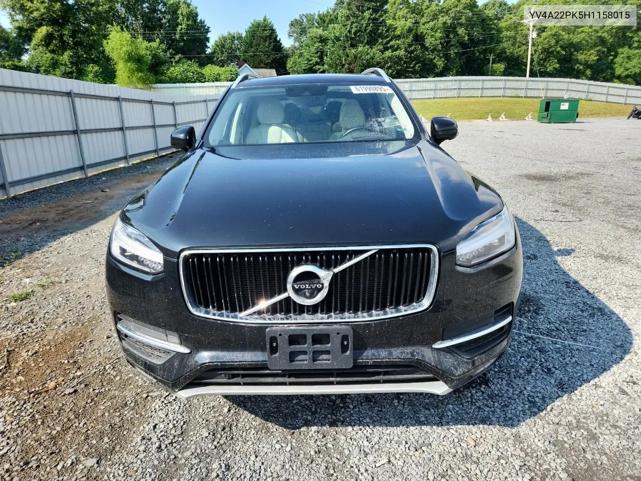 2017 Volvo Xc90 T6 VIN: YV4A22PK5H1158015 Lot: 61990895
