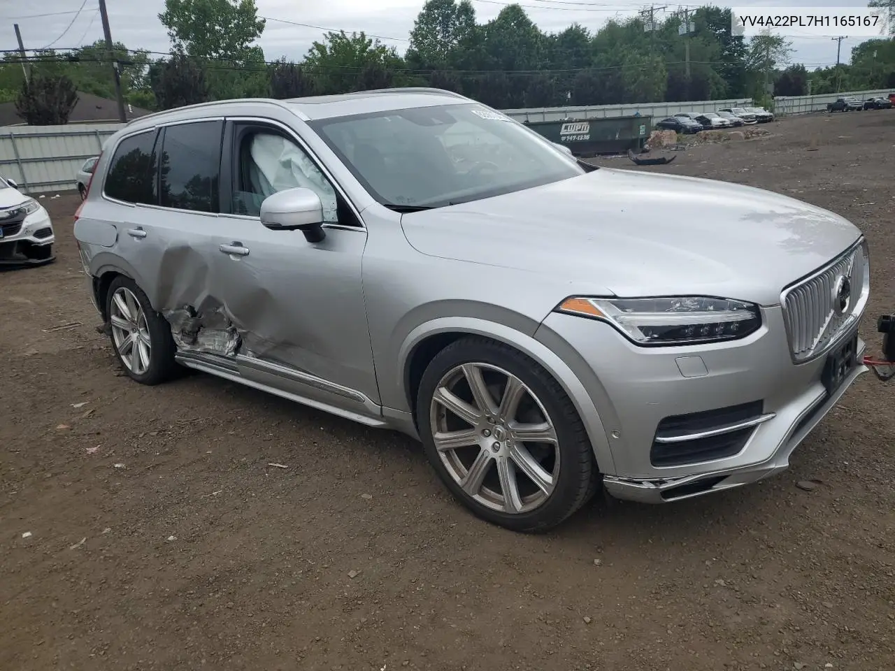 2017 Volvo Xc90 T6 VIN: YV4A22PL7H1165167 Lot: 62067845