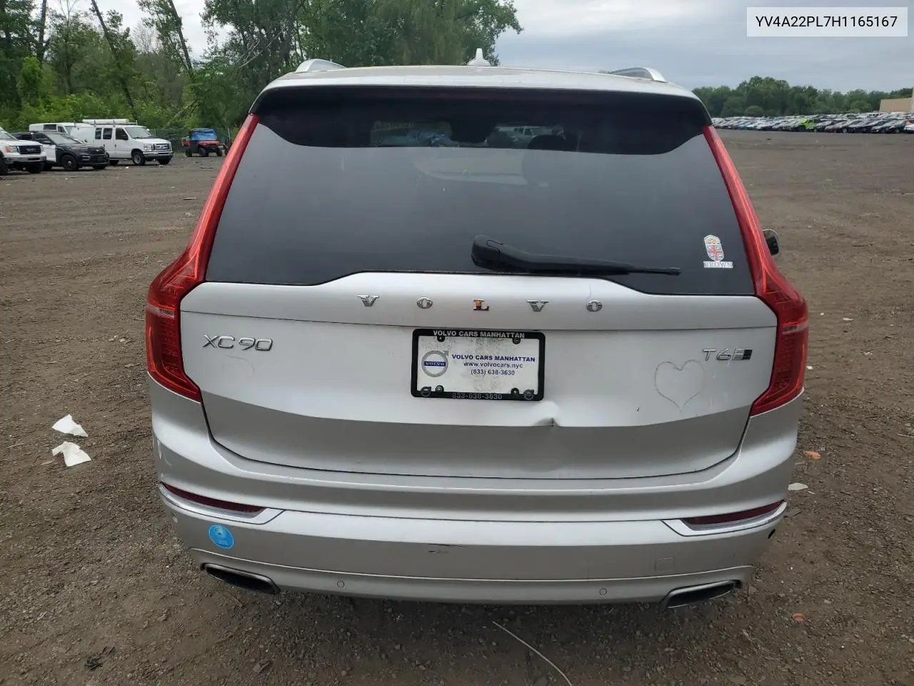 2017 Volvo Xc90 T6 VIN: YV4A22PL7H1165167 Lot: 62067845