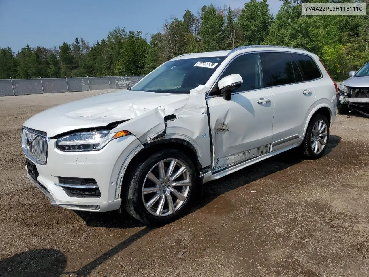 2017 Volvo Xc90 T6 VIN: YV4A22PL3H1181110 Lot: 62514475