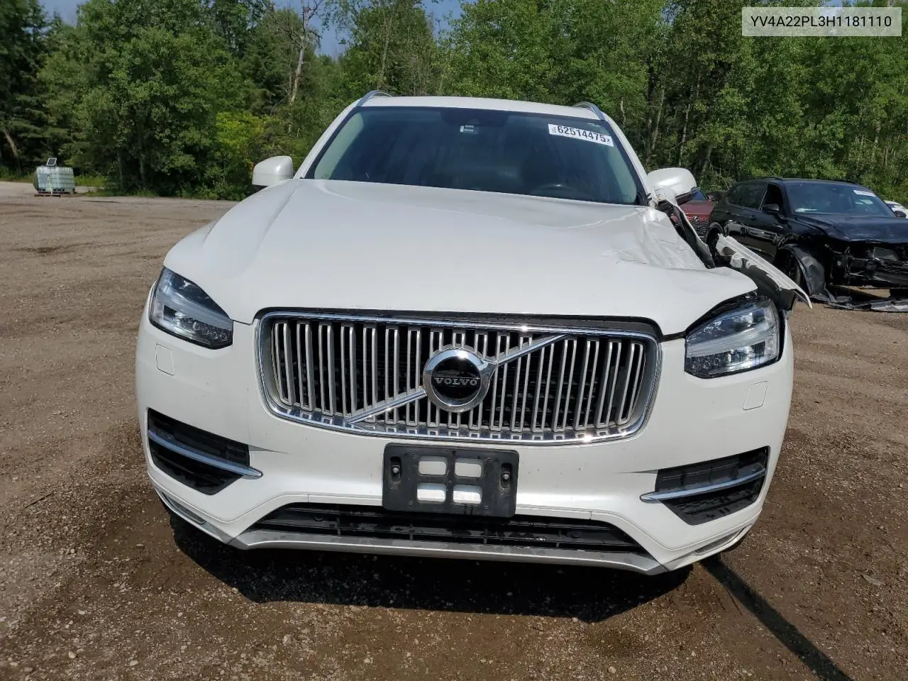 2017 Volvo Xc90 T6 VIN: YV4A22PL3H1181110 Lot: 62514475