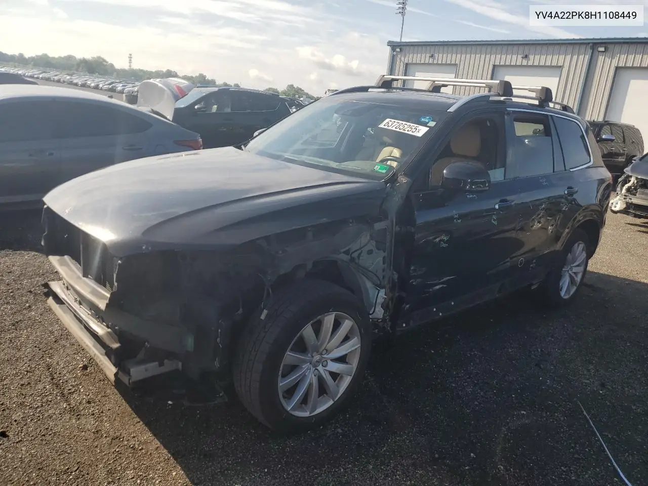 2017 Volvo Xc90 T6 VIN: YV4A22PK8H1108449 Lot: 63785255