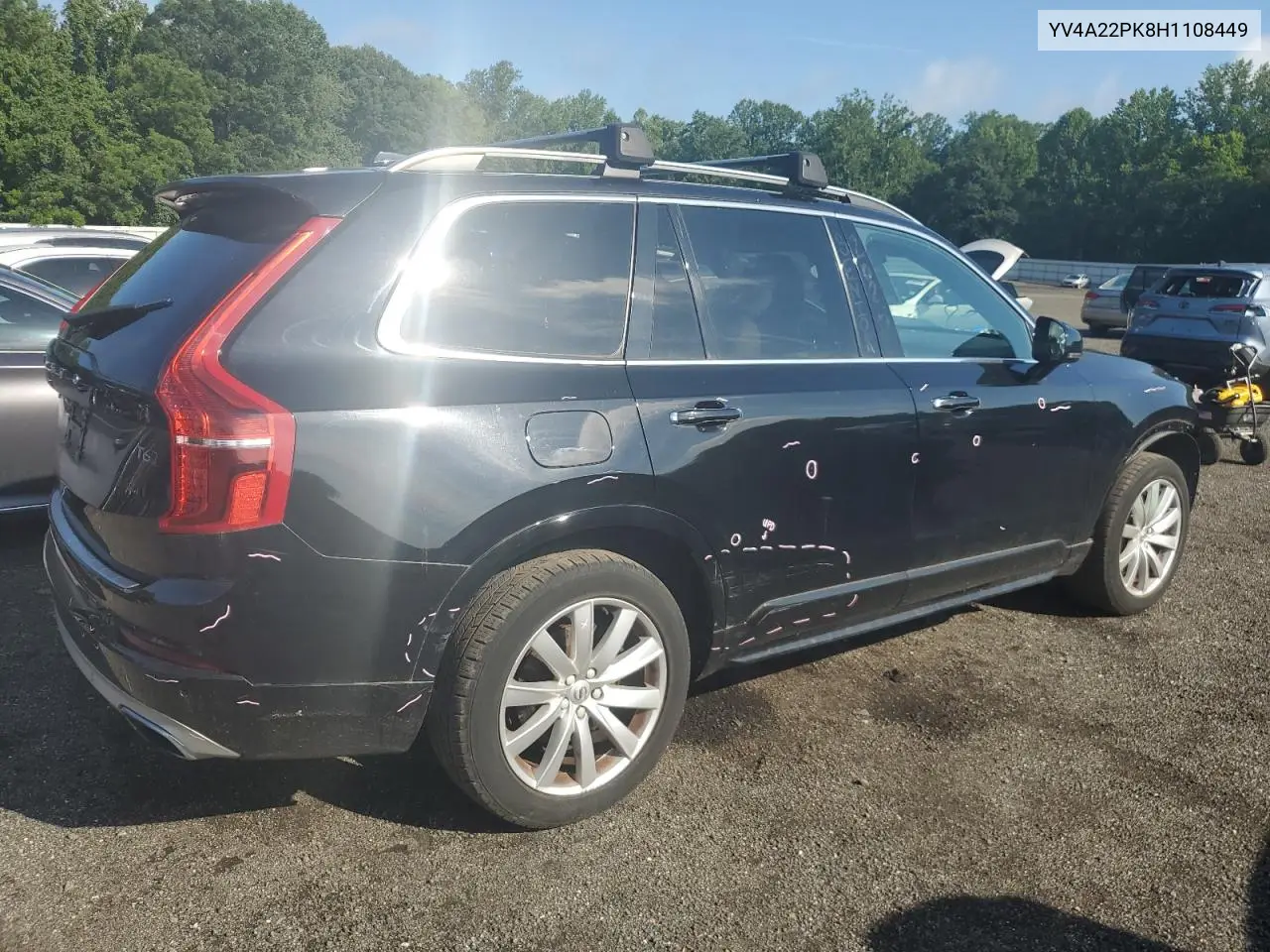 2017 Volvo Xc90 T6 VIN: YV4A22PK8H1108449 Lot: 63785255