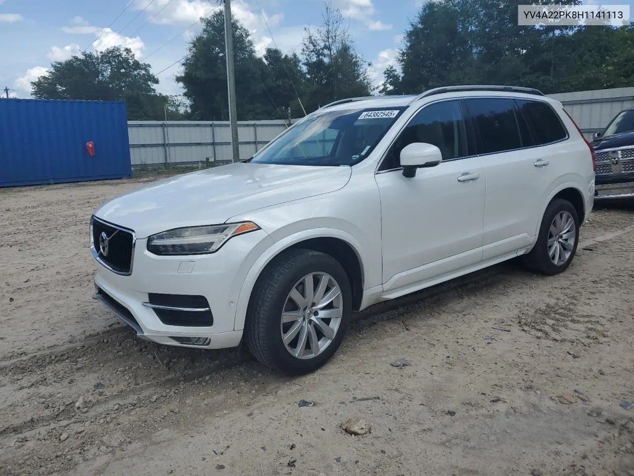 2017 Volvo Xc90 T6 VIN: YV4A22PK8H1141113 Lot: 64382545