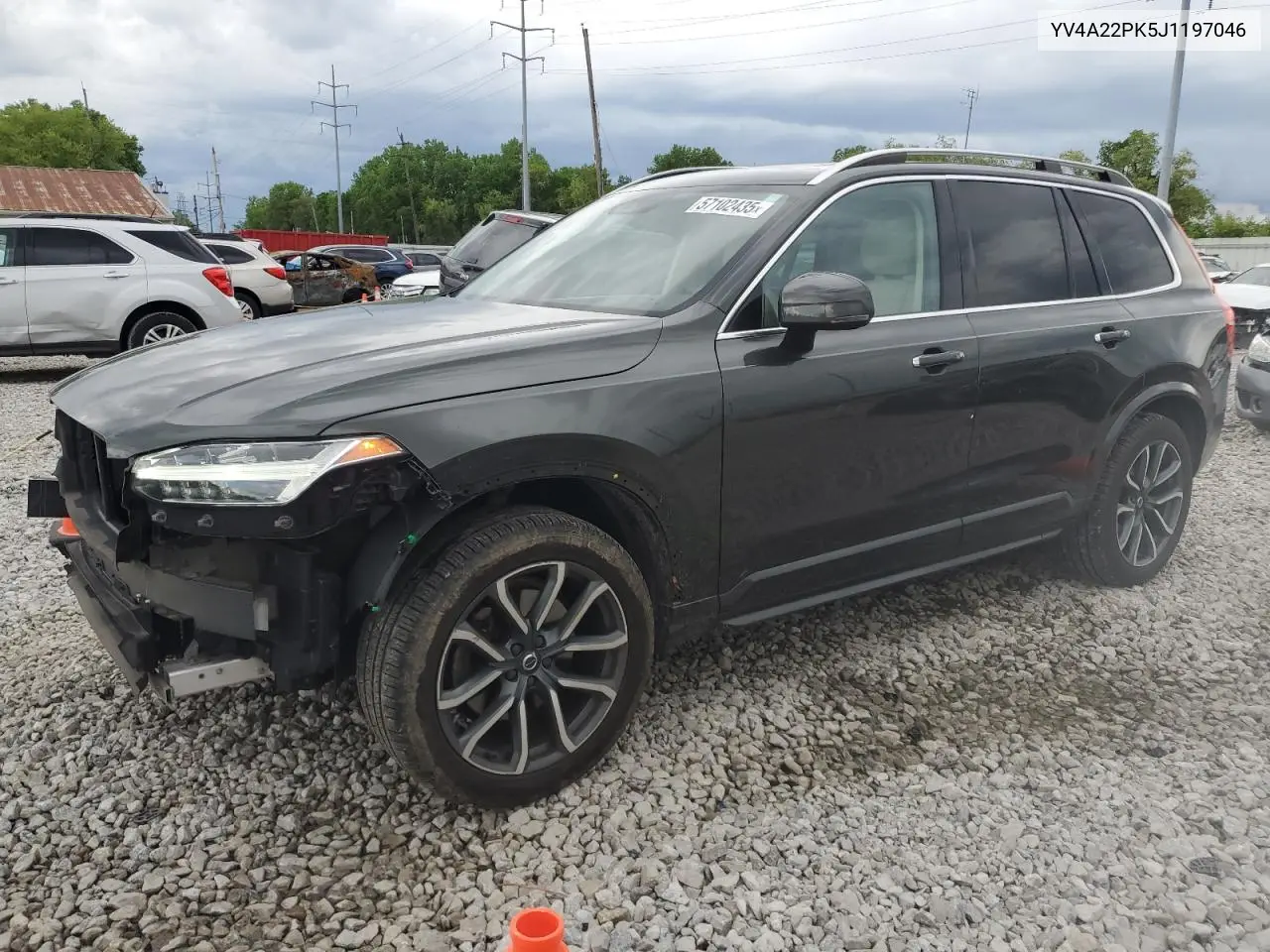 2018 Volvo Xc90 T6 VIN: YV4A22PK5J1197046 Lot: 57102435