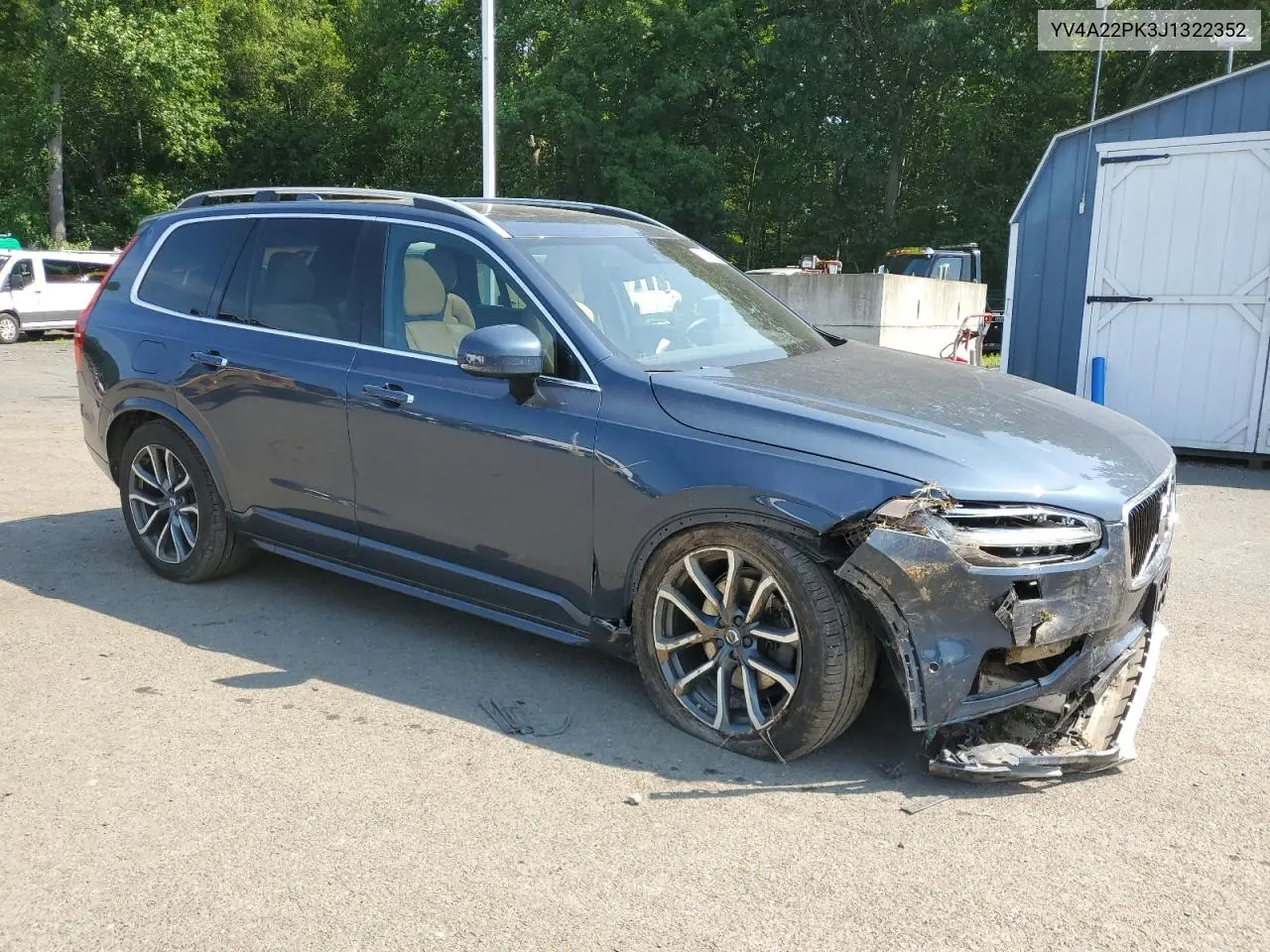2018 Volvo Xc90 T6 VIN: YV4A22PK3J1322352 Lot: 63237085