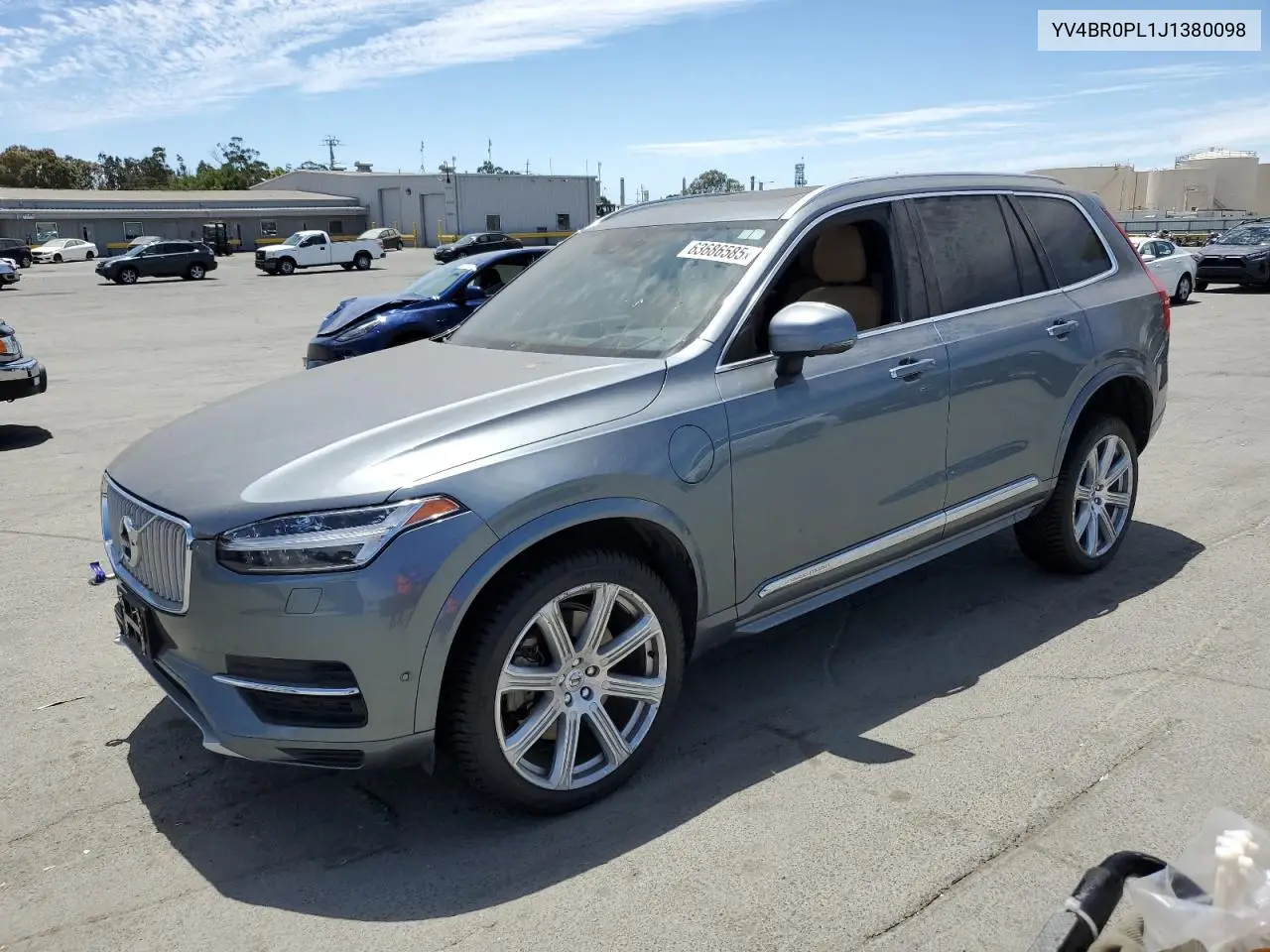 2018 Volvo Xc90 T8 VIN: YV4BR0PL1J1380098 Lot: 63686585
