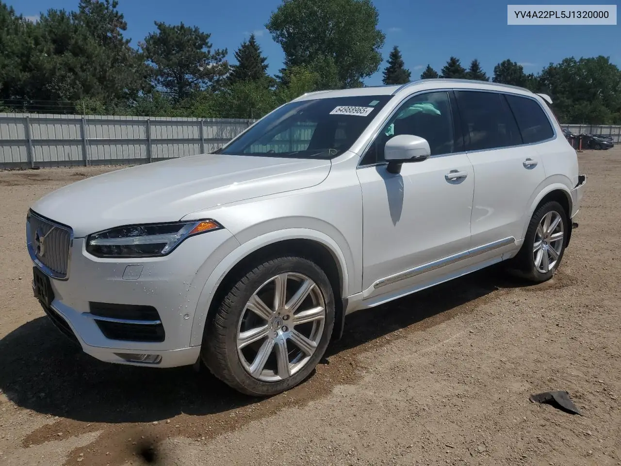 2018 Volvo Xc90 T6 VIN: YV4A22PL5J1320000 Lot: 64988965