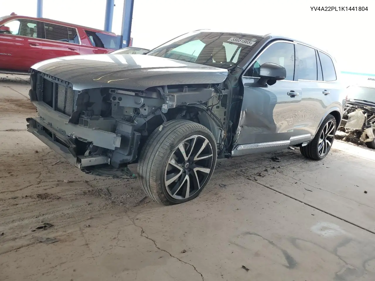2019 Volvo Xc90 T6 Inscription VIN: YV4A22PL1K1441804 Lot: 55651865