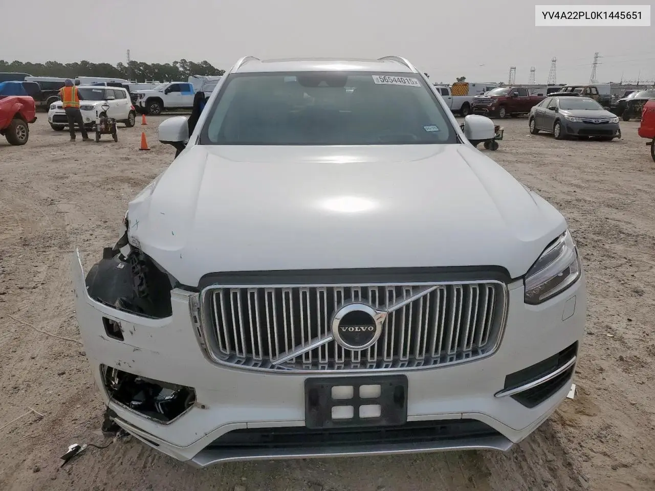 2019 Volvo Xc90 T6 Inscription VIN: YV4A22PL0K1445651 Lot: 56544015