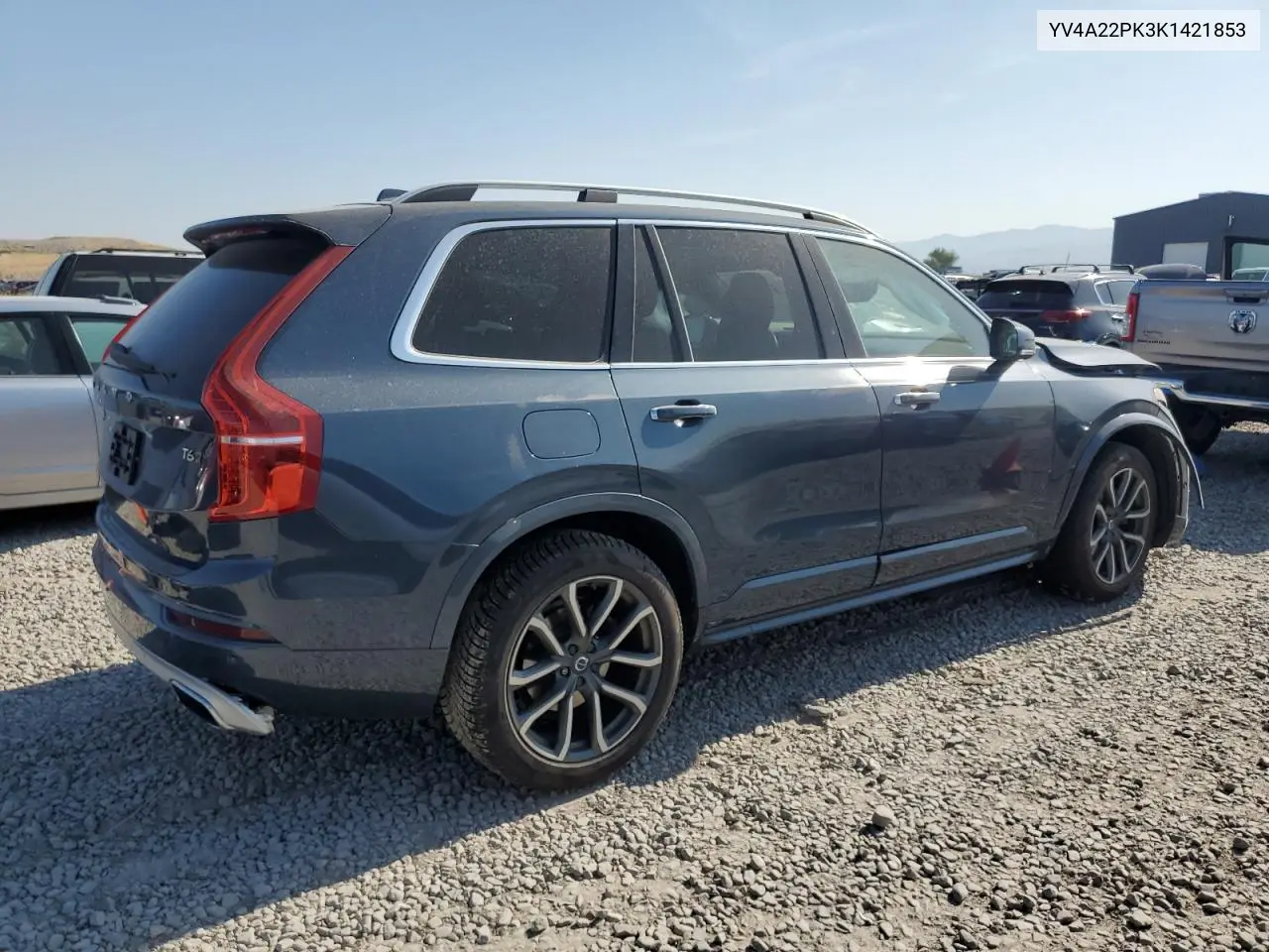 2019 Volvo Xc90 T6 Momentum VIN: YV4A22PK3K1421853 Lot: 61928095