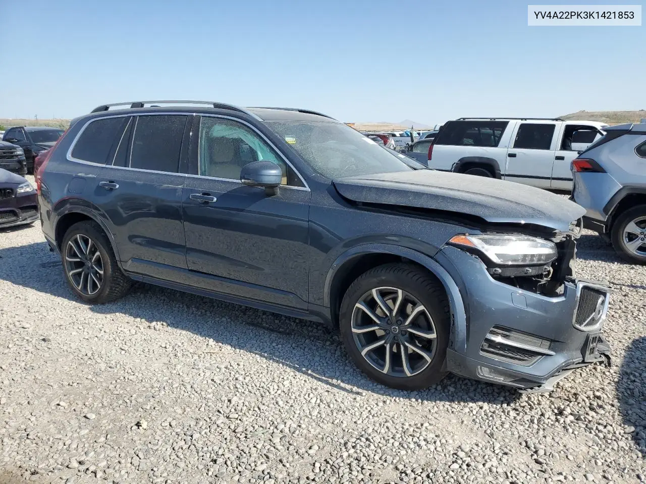 2019 Volvo Xc90 T6 Momentum VIN: YV4A22PK3K1421853 Lot: 61928095