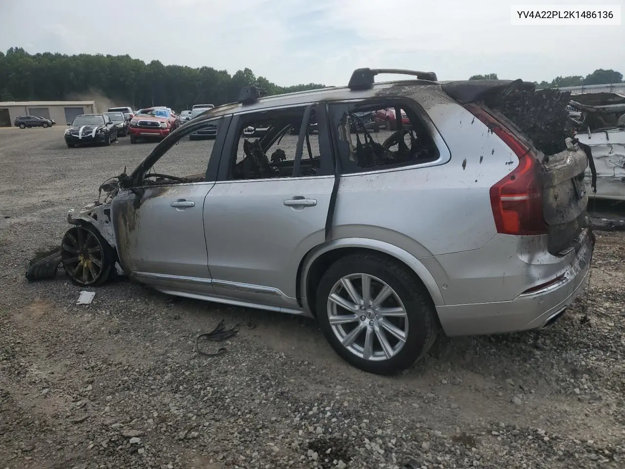 2019 Volvo Xc90 T6 Inscription VIN: YV4A22PL2K1486136 Lot: 62274105