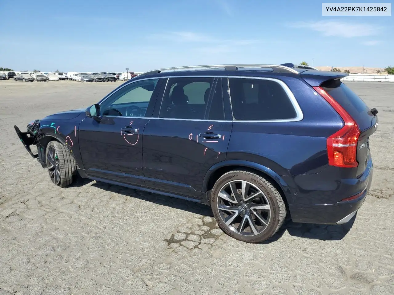 2019 Volvo Xc90 T6 Momentum VIN: YV4A22PK7K1425842 Lot: 62583485