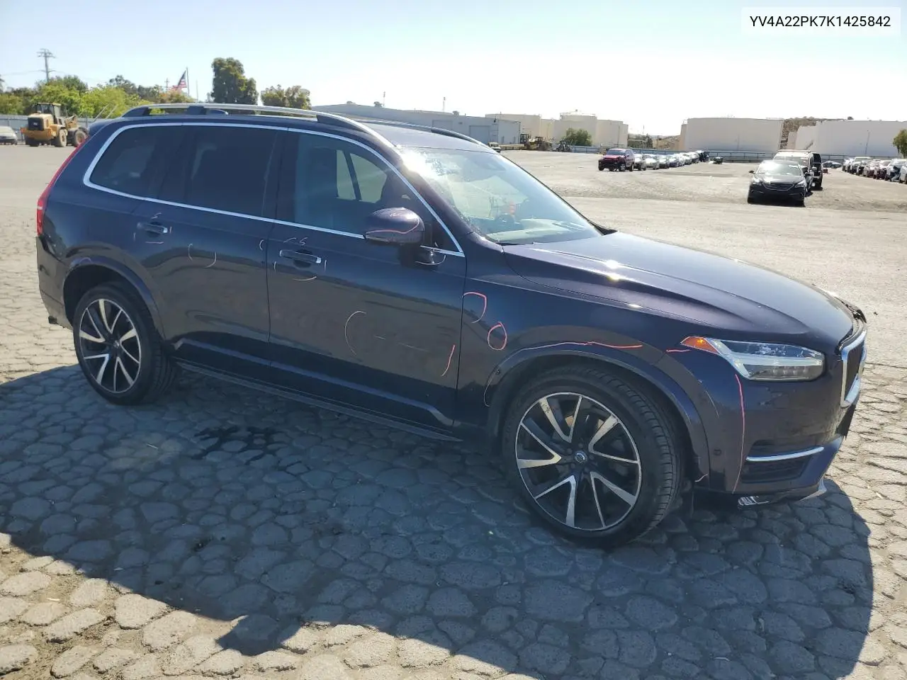 2019 Volvo Xc90 T6 Momentum VIN: YV4A22PK7K1425842 Lot: 62583485
