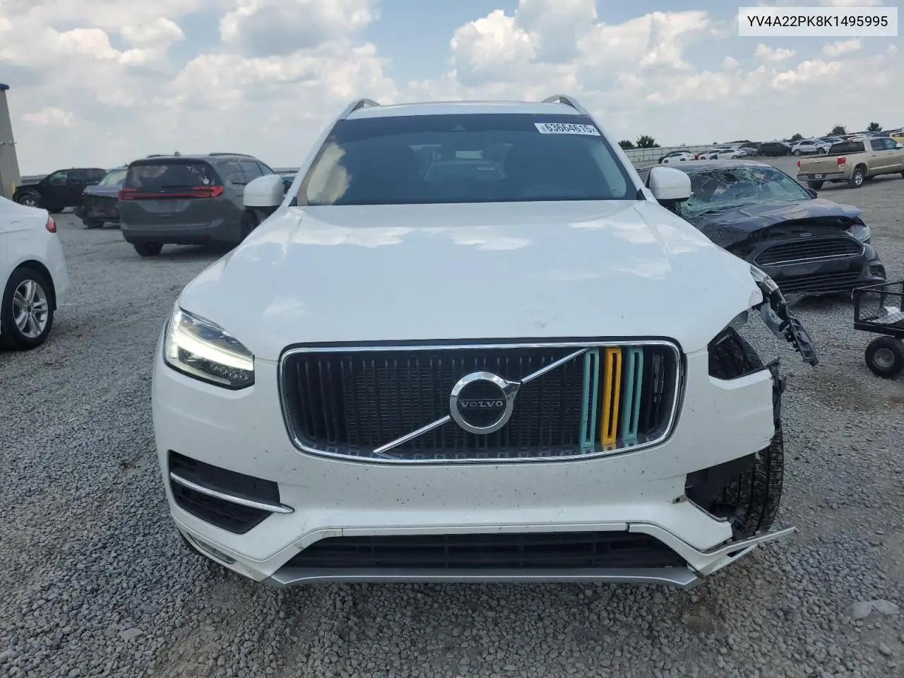 2019 Volvo Xc90 T6 Momentum VIN: YV4A22PK8K1495995 Lot: 63664615