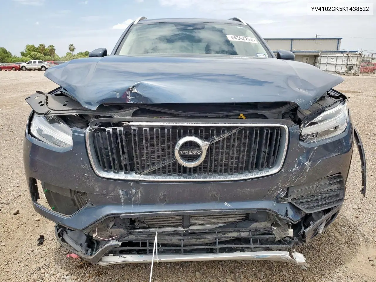 2019 Volvo Xc90 T5 Momentum VIN: YV4102CK5K1438522 Lot: 64503725