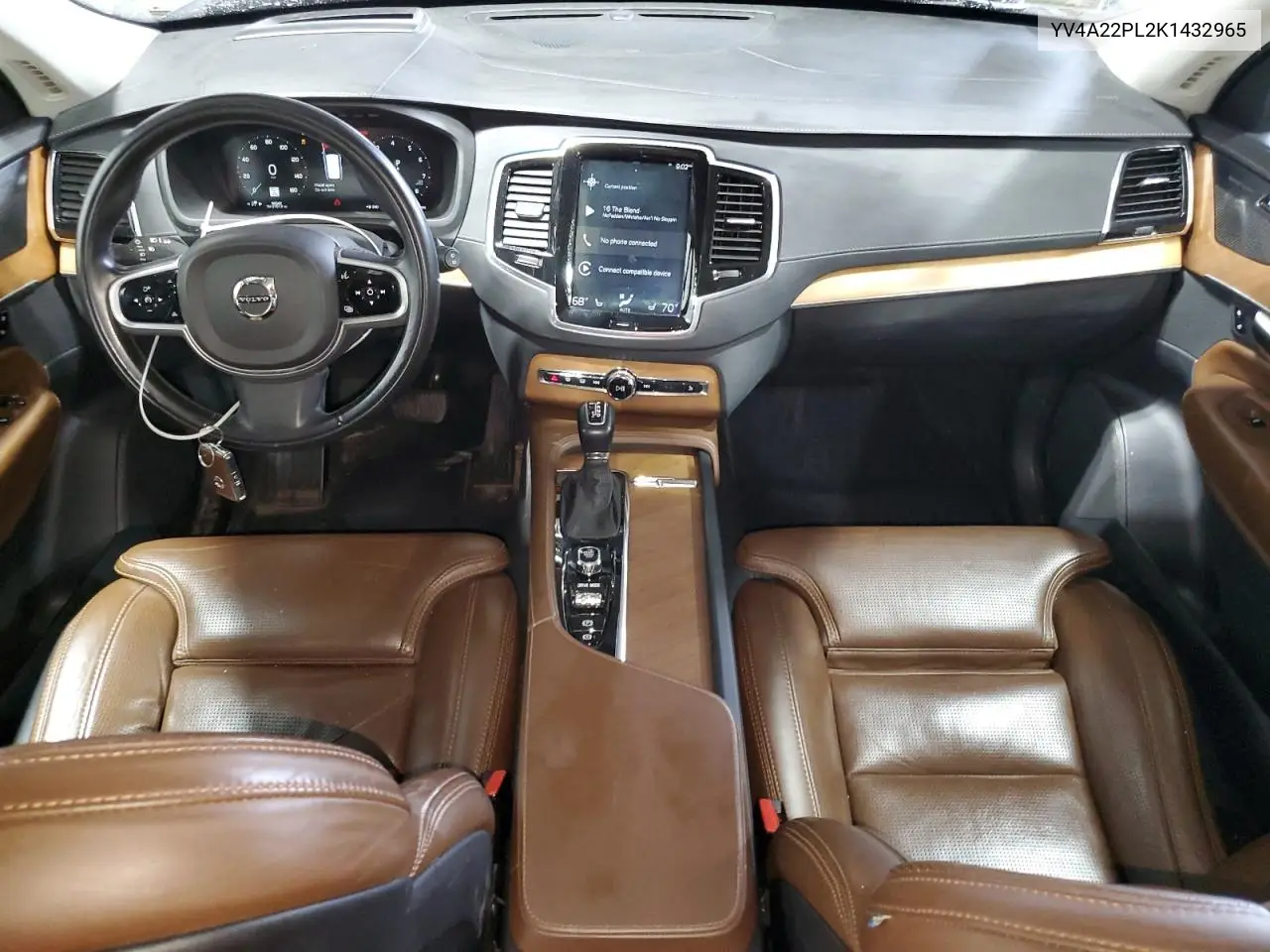 2019 Volvo Xc90 T6 Inscription VIN: YV4A22PL2K1432965 Lot: 65071655