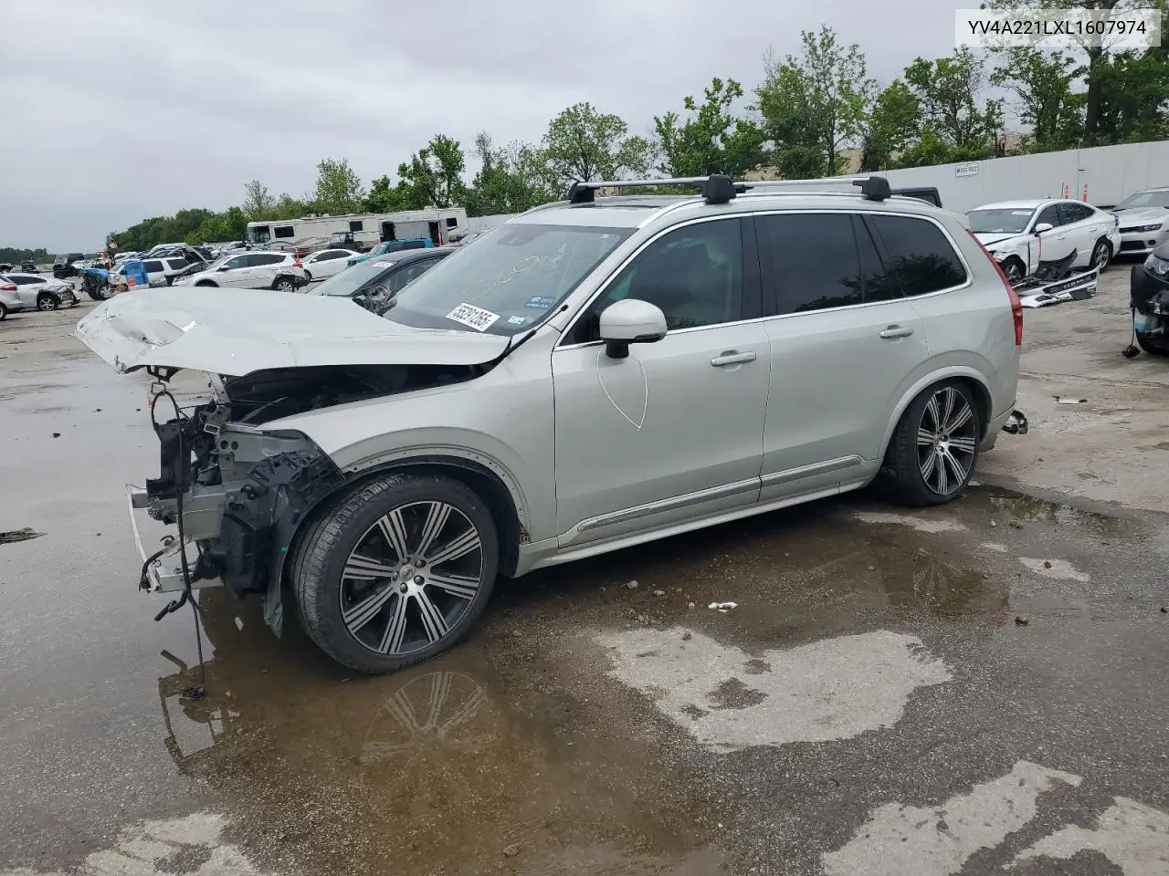 2020 Volvo Xc90 T6 Inscription VIN: YV4A221LXL1607974 Lot: 55291265