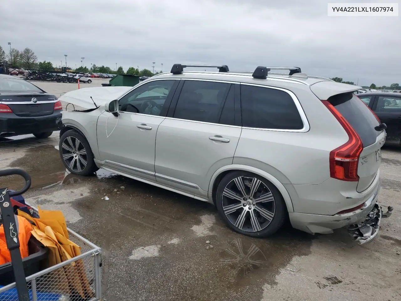 2020 Volvo Xc90 T6 Inscription VIN: YV4A221LXL1607974 Lot: 55291265