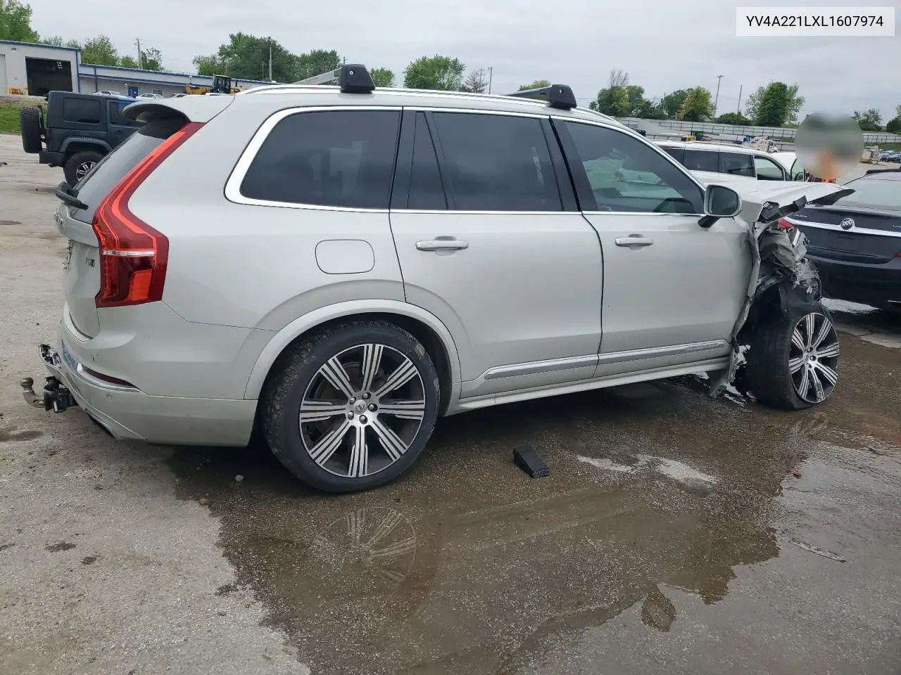2020 Volvo Xc90 T6 Inscription VIN: YV4A221LXL1607974 Lot: 55291265