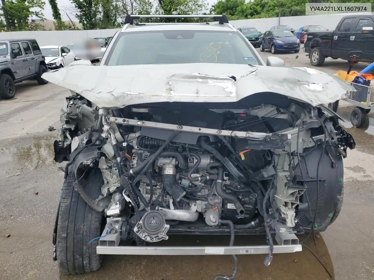 2020 Volvo Xc90 T6 Inscription VIN: YV4A221LXL1607974 Lot: 55291265