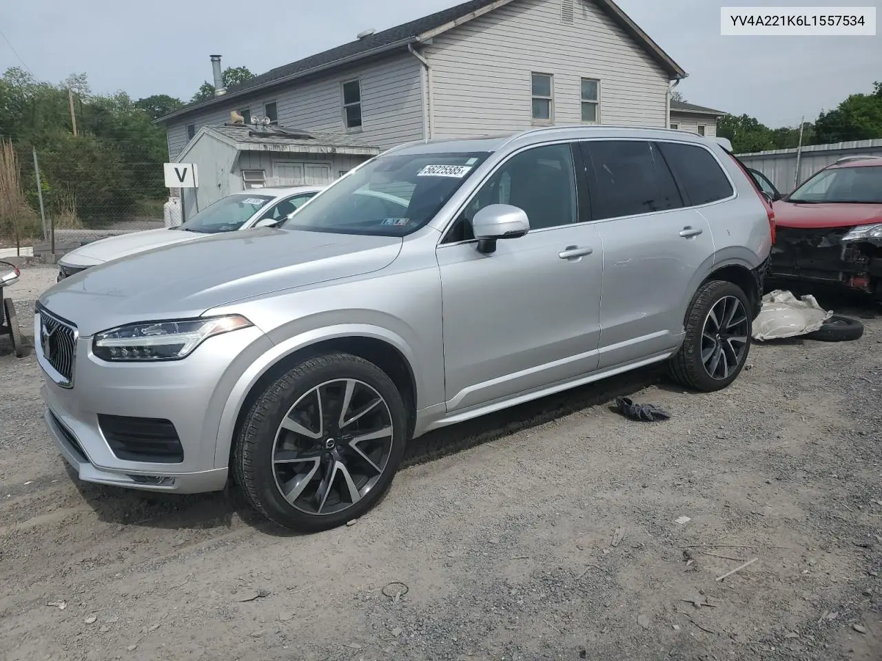2020 Volvo Xc90 T6 Momentum VIN: YV4A221K6L1557534 Lot: 56225585
