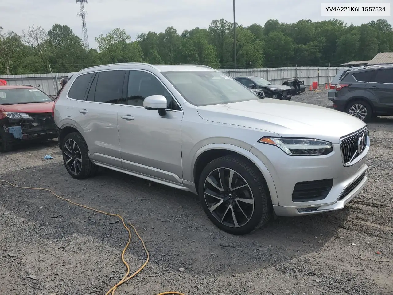 2020 Volvo Xc90 T6 Momentum VIN: YV4A221K6L1557534 Lot: 56225585