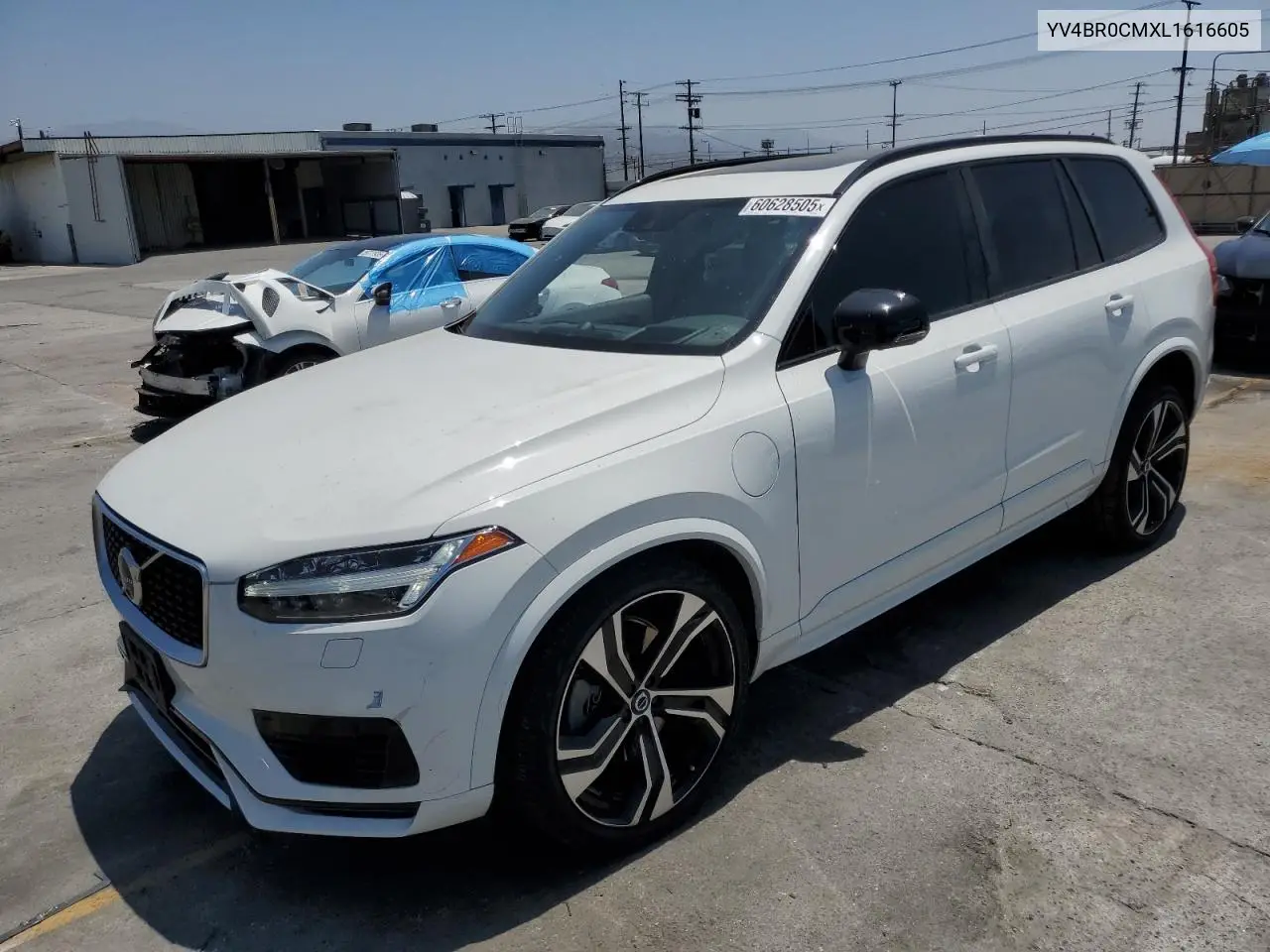 2020 Volvo Xc90 T8 R-Design VIN: YV4BR0CMXL1616605 Lot: 60628505