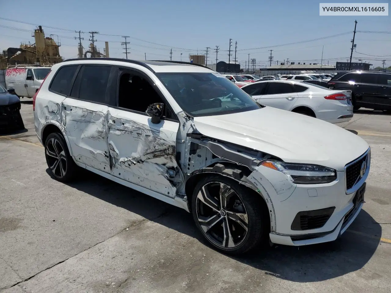 2020 Volvo Xc90 T8 R-Design VIN: YV4BR0CMXL1616605 Lot: 60628505