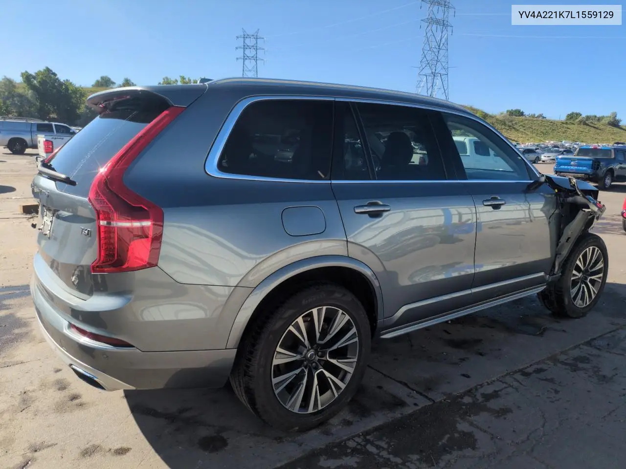 2020 Volvo Xc90 T6 Momentum VIN: YV4A221K7L1559129 Lot: 61610985