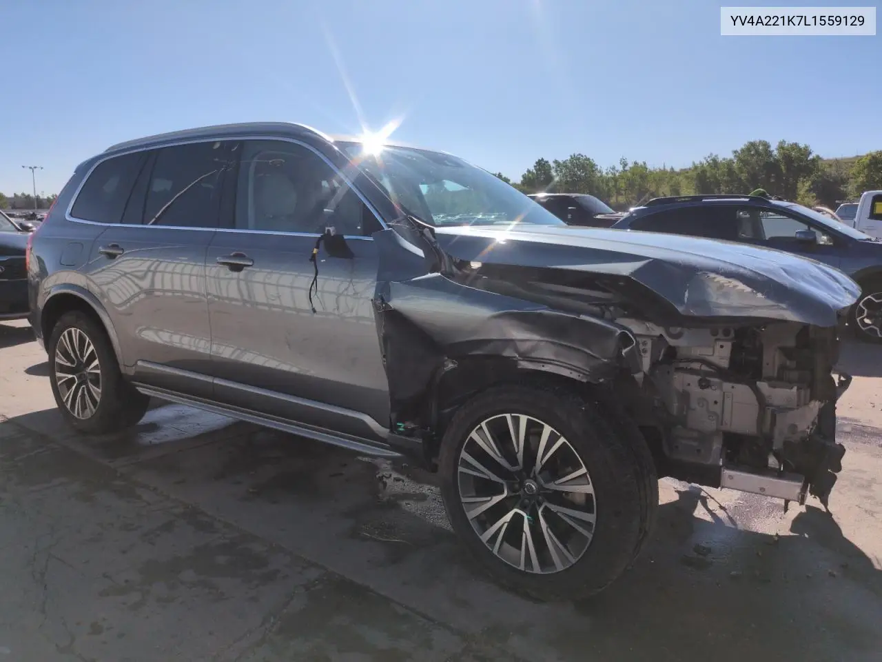 2020 Volvo Xc90 T6 Momentum VIN: YV4A221K7L1559129 Lot: 61610985