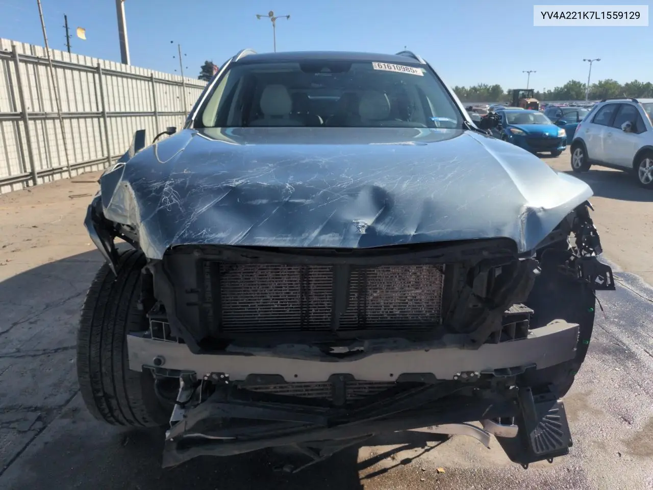 2020 Volvo Xc90 T6 Momentum VIN: YV4A221K7L1559129 Lot: 61610985