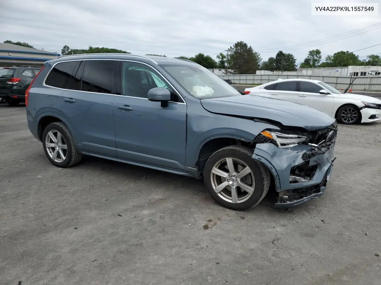 2020 Volvo Xc90 T6 Momentum VIN: YV4A22PK9L1557549 Lot: 62224375