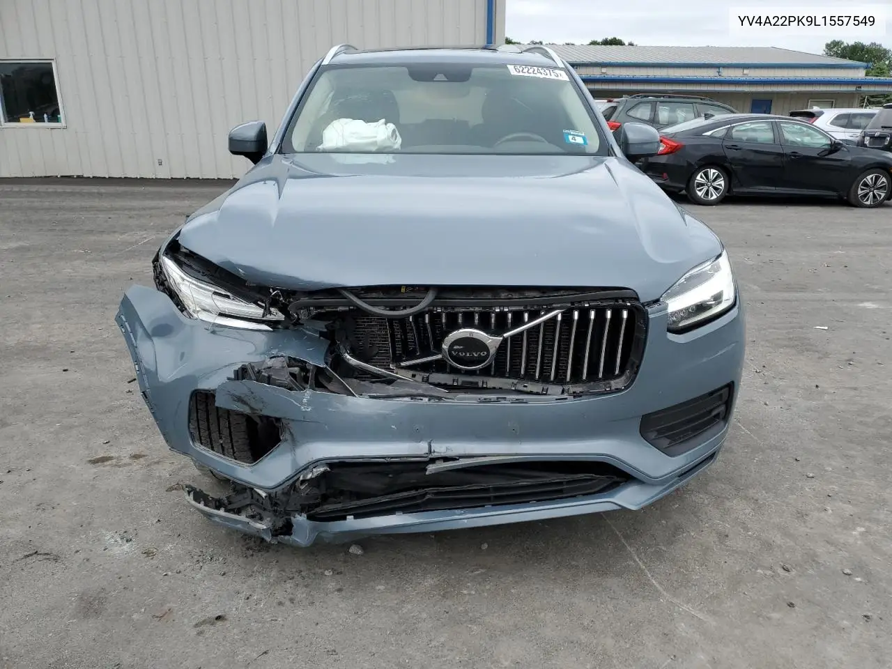 2020 Volvo Xc90 T6 Momentum VIN: YV4A22PK9L1557549 Lot: 62224375