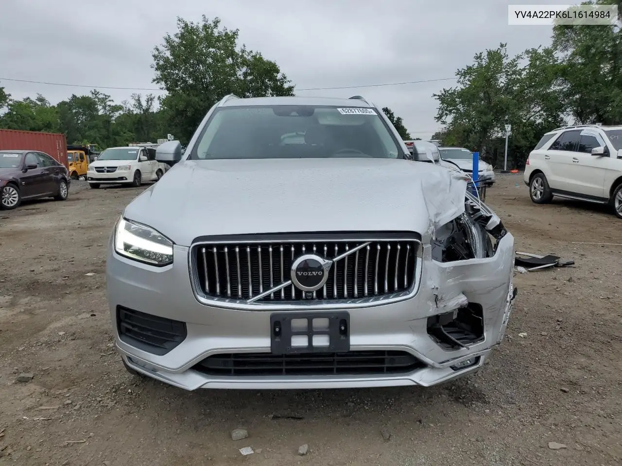 2020 Volvo Xc90 T6 Momentum VIN: YV4A22PK6L1614984 Lot: 62877605