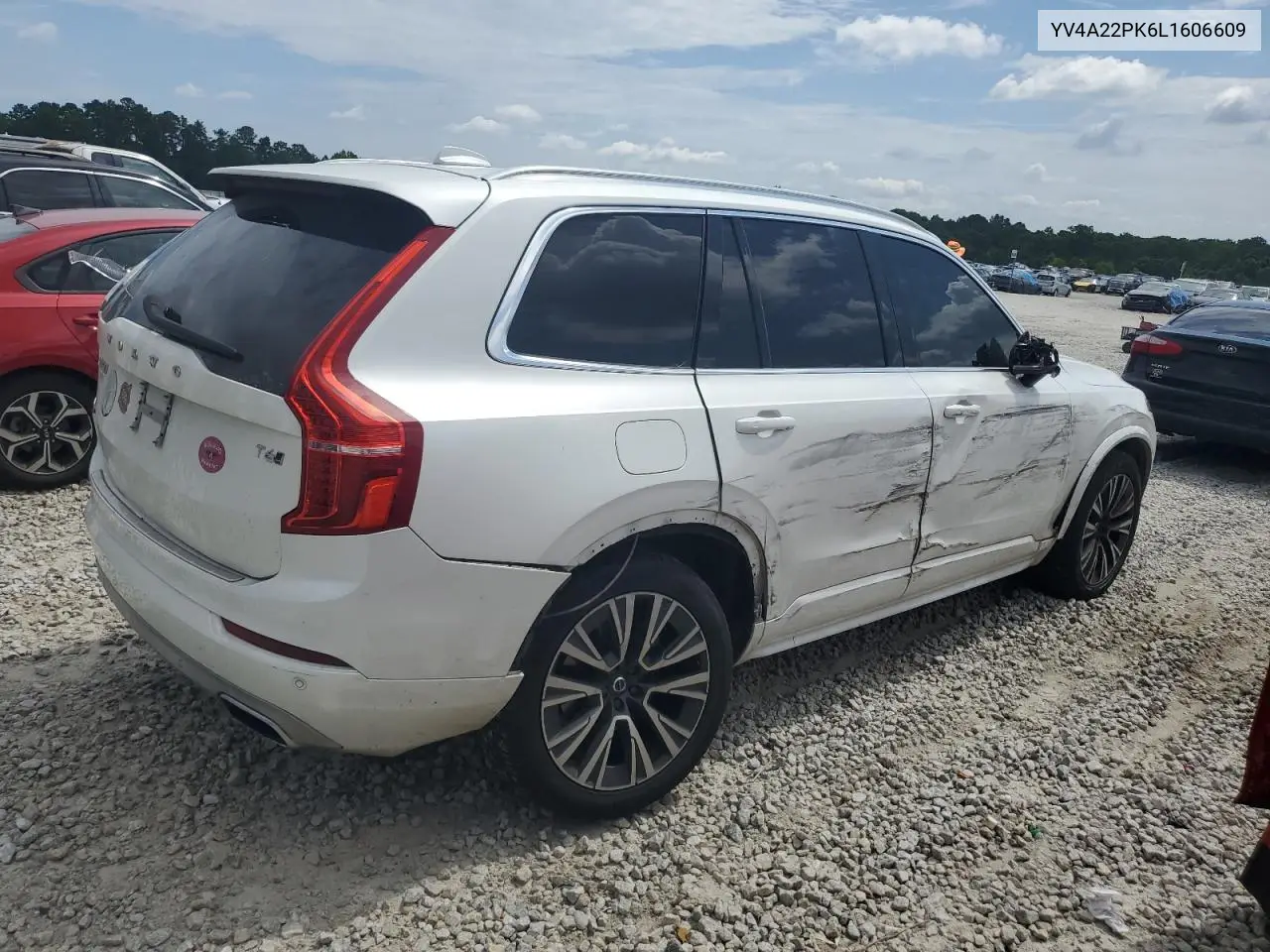 2020 Volvo Xc90 T6 Momentum VIN: YV4A22PK6L1606609 Lot: 63612035